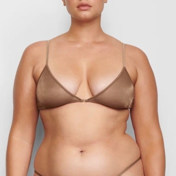 SKIMS Other - SKIMS Glissenette Triangle Bralette Sienna 3X